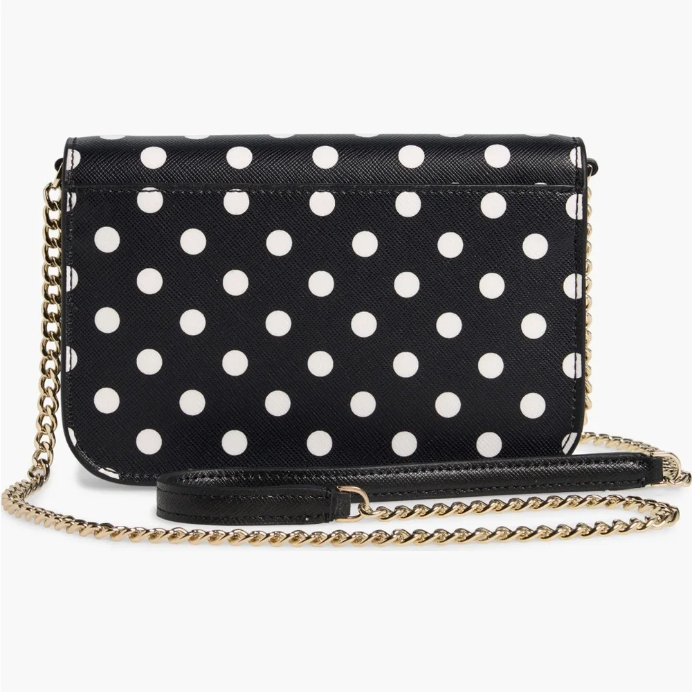Kate Spade Black and White Polka Dot Crossbody ❥